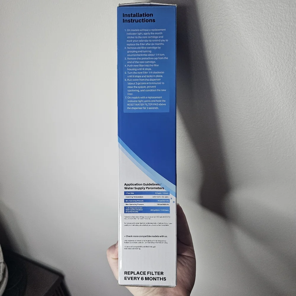 Ice Pure Refrigerator Replacement Water Filter RWF1000A - Picture 5 of 12